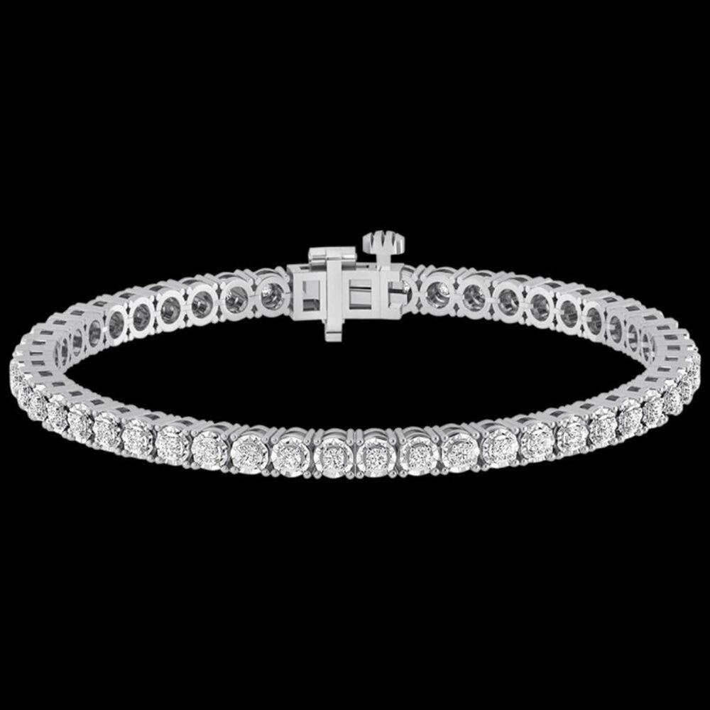 TENNIS BRACELETS 1 CARAT TW GENUINE DIAMOND CIRCLE LINK❗100% GUARANTEED❗️NEW